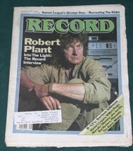 Robert Plant Led Zeppelin Vintage Record Magazine 1983 - £23.56 GBP