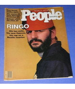 RINGO STARR THE BEATLES VINTAGE PEOPLE WEEKLY MAG. 1977 - £23.64 GBP