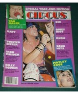 RATT MOTLEY CRUE RUSH VINTAGE CIRCUS MAGAZINE 1985 - $40.73 CAD
