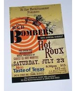 R&amp;B Bombers Promo Concert Card Covina CA 2011 Hot Roux - £15.65 GBP