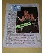 Queensryche Hit Parader Magazine Photo Vintage 1985 - $12.99