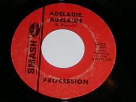 Procession Adelaide Adelaide Vintage 45 Rpm Phonograph Record - £15.17 GBP