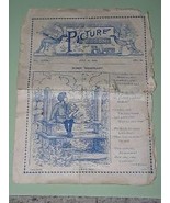 Picture Lesson Paper Vintage 1902 Childrens Religious - $20.50 CAD