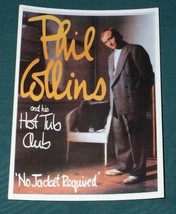 PHIL COLLINS POSTCARD VINTAGE 1980&#39;S - $18.99