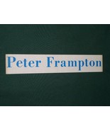 PETER FRAMPTON VINTAGE 1970S STICKER - £15.04 GBP