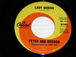 Peter And Gordon  Lady Godiva 45 Rpm Record Vintage - £15.18 GBP