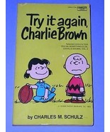 Peanuts Paperback Book Vintage 1974 Charlie Brown Snoopy - £14.87 GBP