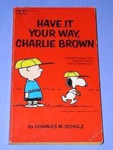Peanuts Paperback Book Vintage 1971 Charlie Brown Snoopy - $18.99