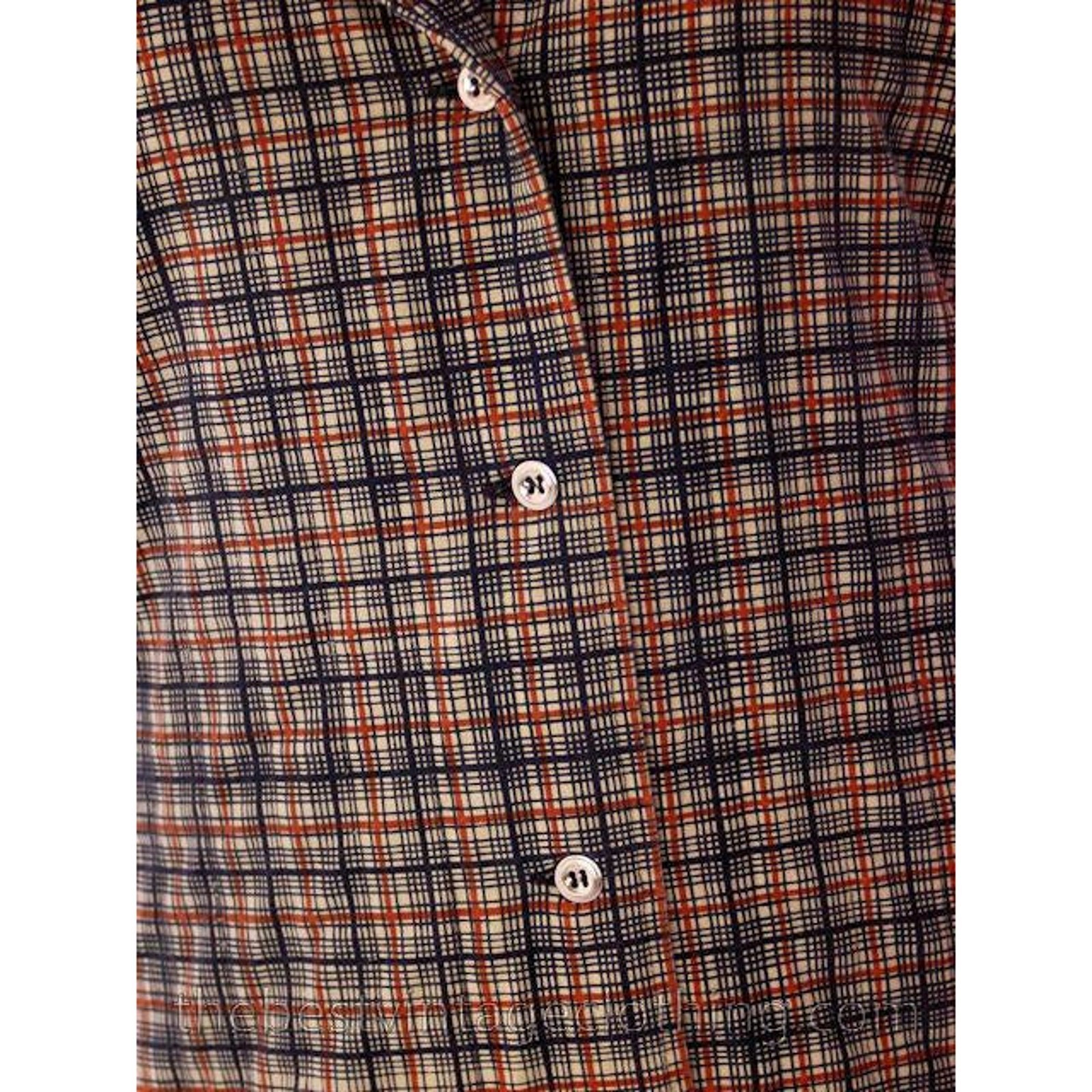 70s Vintage Marimekko Plaid Jumpsuit Coveralls 1970s Womens S Item image 6