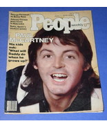 PAUL MCCARTNEY VINTAGE PEOPLE WEEKLY MAGAZINE 1976 - €25,67 EUR