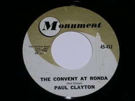 Paul Clayton Vintage Wings Of A Dove 45 Rpm Monument Records - £14.93 GBP