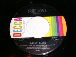 Patsy Cline True Love Vintage 45 Rpm Record True Love - £17.27 GBP