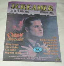 OZZY OSBOURNE VINTAGE SCREAMER MAGAZINE 1991 - $29.99