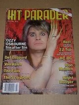 Ozzy Osbourne Hit Parader Magazine Cover Photo Vintage 1985 - £11.73 GBP