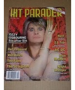 Ozzy Osbourne Hit Parader Magazine Cover Photo Vintage 1985 - £11.73 GBP