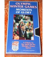 OLYMPIC WINTER GAMES VHS TAPE MOMENTS OF GLORY 1991 - £10.17 GBP