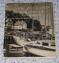 New England Calendar Vintage 1948 Samuel Chamberlain - £20.65 GBP