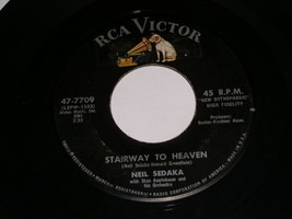 Neil Sedaka Stairway To Heaven 45 RPM Record RCA Victor Label - £12.53 GBP
