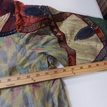 Sharon Anthony R7-L5320T Women's Silk Blend Embroidered Patchwork Jacket Size 1X image 7