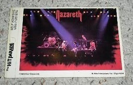 Nazareth Poster Mini Sticker Vintage 1983 Bi-Rite - $18.99