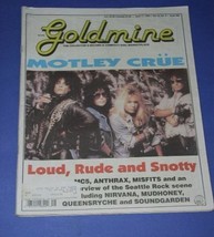 MOTLEY CRUE GOLDMINE MAGAZINE VINTAGE 1992 VINCE NEIL - £31.35 GBP