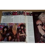 Motley Crue Hit Parader Magazine Article Vintage 1985 - €11,20 EUR