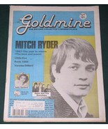 MITCH RYDER GOLDMINE MAGAZINE  VINTAGE 1988 - £39.04 GBP