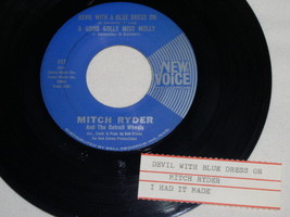 Mitch Ryder Devil With Blue Dress On 45 Rpm Record Vintage W/Juke Box Strip - £15.17 GBP