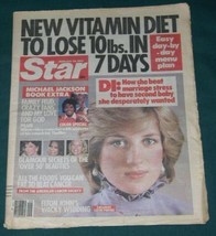 MICHAEL JACKSON PRINCESS DIANA VINTAGE STAR NEWSPAPER TABLOID 1984 - £39.30 GBP