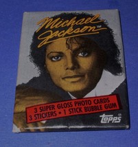 MICHAEL JACKSON BUBBLE GUM TRADING CARDS VINTAGE 1984 - £14.93 GBP
