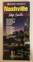 Nashville Tennessee Travel Map Fold Out Brochure Booklet Ephemera M5 - $7.91