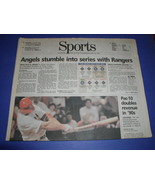 MARK MCGWIRE SPORTS PAGE OC REGISTER 9-16-1998 - $31.54 CAD
