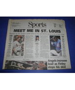 MARK MCGWIRE SPORTS PAGE OC REGISTER 9-7-1998 - $31.54 CAD