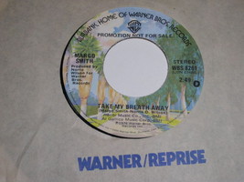 Margo Smith Take My Breath Away 45 Rpm Record Vintage 1976 Promotional - $18.99
