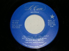 MAJOR BILL SMITH THE KING IS FREE 45 RPM ELVIS PRESLEY TRIBUTE SONG - £14.20 GBP