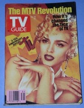 MADONNA TV GUIDE VINTAGE 1991 MTV TELEVISION - $18.99
