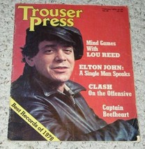 Lou Reed Trouser Press Magazine Vintage 1979 - £28.14 GBP