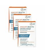 3x Ducray Anacaps Reactiv Hair Loss ( 3 x 30 Capsules ) = 90 Pills 3x Mo... - $54.44