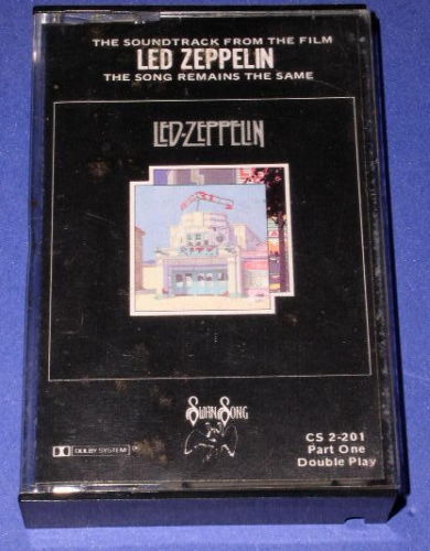 LED ZEPPELIN VINTAGE CASSETTE TAPE - $12.99