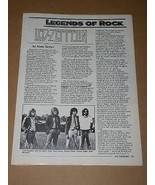 Led Zeppelin Hit Parader Magazine Photo Vintage 1985 - €11,28 EUR