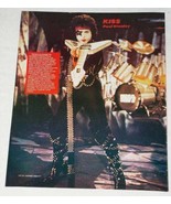 KISS STANLEY VINTAGE KERRANG MAGAZINE PHOTO CLIPPING - $360.94 MXN