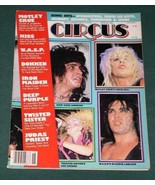 KISS MOTLEY CRUE TWISTED SISTER VINTAGE CIRCUS MAG 1985 - $570.01 MXN