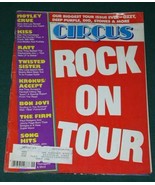 KISS BON JOVI MOTLEY CRUE VINTAGE CIRCUS MAGAZINE 1985 - $570.01 MXN