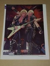Judas Priest Hit Parader Magazine Photo Vintage 1985 - $12.99