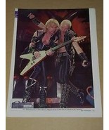Judas Priest Hit Parader Magazine Photo Vintage 1985 - $245.88 MXN