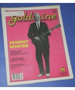 JOHNNY WINTER GOLDMINE MAGAZINE VINTAGE 1986 BLUES - £39.90 GBP