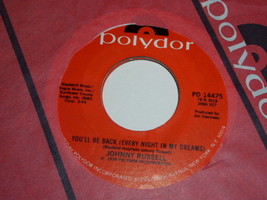 Johnny Russell Is Anybody Leaving San Antone 45 Rpm Record Vintage 1978 - $18.99