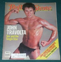 JOHN TRAVOLTA ROLLING STONE MAGAZINE VINTAGE 1983 - £19.68 GBP