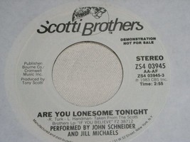 John Schneider Promo 45 Rpm 1983 Dukes Of Hazzard Are You Lonesome Tonight - £15.00 GBP