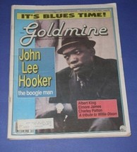 JOHN LEE HOOKER GOLDMINE MAGAZINE VINTAGE 1992 BLUES - $39.99
